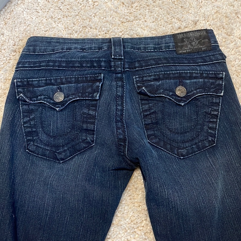 True religion Becky  dark blue wash jeans stretch 27 32